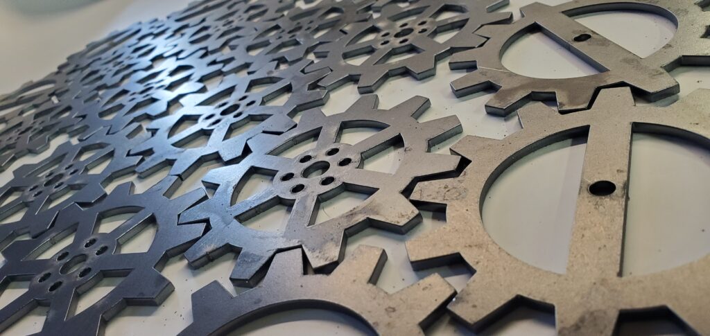 6mm Steel Laser-cut Parts